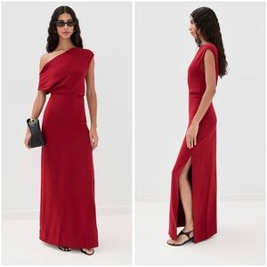 Proenza Schouler Rosina off-the-shoulder crepe maxi dress size 2